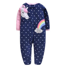 Load image into Gallery viewer, Home Love Romper Fleece Jumpsuit For Newborn Baby Boys And Baby Girl  New Born Baby Clothes
