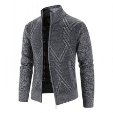 Load image into Gallery viewer, New Autumn Winter Jacket Men Warm Casual Slim Fit Fleece Jacket Elegant Jackets For Men Warm Soft Sweater Solid Jackets Casual Business Men Clothing Lightweight Hooded Jackets
