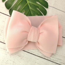 Load image into Gallery viewer, Modern Luxury Big Puff Bow Baby Girl Headbands for Girls Baby Turban Headband For Girls Baby
