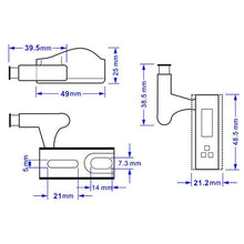 Load image into Gallery viewer, LED Inner Hinge lamp Under Cabinet Light Universal Wardrobe Light Sensor Led  For Cupboard Closet Kitchen Bedroom Decor Lamp

