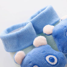 Load image into Gallery viewer, Cartoon Newborn Baby Toddler Floor Non-slip Socks Cotton With Bell Doll Baby Girls &amp; Boys Soft Shoes For Kids
