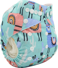 Load image into Gallery viewer, Baby Pocket Cloth Diaper Nappy Reusable Adjustable Washable No Inserts Nappie For Baby In Modern Printed Style
