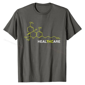 THC Healthcare Cannabis Medical  T-Shirt Cotton Men Tops Shirts Normal Tshirts Summer Coupons (RPM Healthcare)