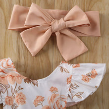Load image into Gallery viewer, Trend New Designer Infant Baby Girl Clothes Flower Ruffle Princess Dress Sundress Outfit For Birthday With Big Bow
