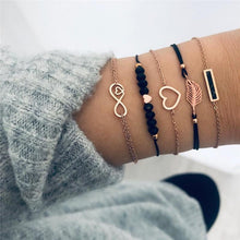 Load image into Gallery viewer, Modern Fashion New Luxury Different Style Elegant Elephant Tree Of Life Tassel Chain Bracelet Sets For Women Jewelry Trend Sets For Her
