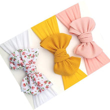 Load image into Gallery viewer, Modern 3PCS Set Floral Bows Baby Headband Dot Bowknot Cotton Hair Band Girls Hair Accessories For Girls
