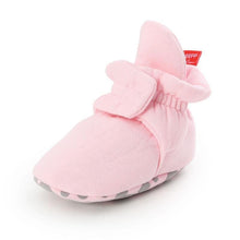 Load image into Gallery viewer, Stylish Baby Boy Girl Socks Toddler Shoes Solid Prewalkers Booties Cotton Winter Soft Anti-slip Warm Newborn Infant Shoes
