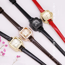 Load image into Gallery viewer, Lady Women&#39;s Watch Japan Quartz Hours Fine Fashion Dress Bracelet Leather Lovely Mini Candy Square Cute Girl Gift Julius No Box
