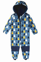 Load image into Gallery viewer, Ski suit For Children Soft Shell Outdoor Jacket Waterproof  Fleece Lining Jumpsuit For Boys and Girls In Modern Colorful Design
