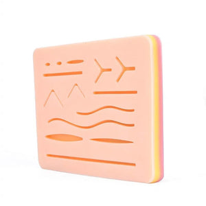 Human Traumatic  Silica Gel Suture Material  Skin Pad Set Medicine Practice Surgical Suture Training Kit Medical Equipment