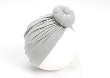 Load image into Gallery viewer, Newborn Toddler Kids Turban Cotton Beanie Hat Winter Cap Knot Solid Soft Sleeping Caps For Kids
