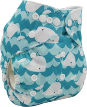 Load image into Gallery viewer, Modrn Printed Baby Pocket Cloth Diaper Nappy Reusable Adjustable Washable Nappies For Baby Boys and Baby Girls In Elegant Style
