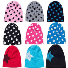 Load image into Gallery viewer, Baby Street Dance Hip Hop Hat Star Baby Beanie Cap And Scarf for Boys And Girls For Autumn Winter
