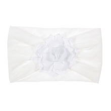 Load image into Gallery viewer, Cute 1PCS Baby Girls Lotus Flower Nylon Headband Knot Elastic Newborn Toddler Headwraps Kids Hair Accessories Gifts
