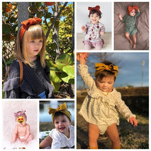 Load image into Gallery viewer, Luxury Modern Designer Baby Headband Girl Knitted Hair Accessories Toddler Knotted Turban Newborn Hair Bows Headwrap
