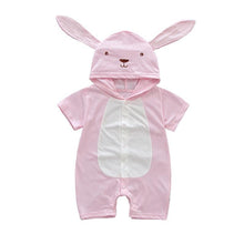 Load image into Gallery viewer, Infant Jumpsuit Summer Romper Cartoon Animal Print Girl  and Boy Cotton Suit Newborn Romper Design

