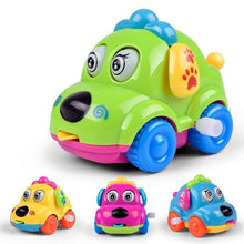 Load image into Gallery viewer, Baby Toys Cartoon Animal Dog Wind Up Toys Running Car Clockwork Educational Toys Infant Baby Mobile Rattle Toy For Kids
