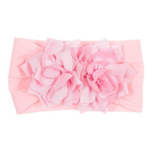 Load image into Gallery viewer, Cute 1PCS Baby Girls Lotus Flower Nylon Headband Knot Elastic Newborn Toddler Headwraps Kids Hair Accessories Gifts
