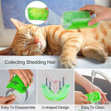Load image into Gallery viewer, Massager for Cats Pet Products Pets Goods Brush Remove Hair Comb Grooming Table Dogs Care Accessories Things Strip  Soft Cat Massage Brushes Wall Mounted Scraper for Kitten
