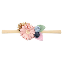Load image into Gallery viewer, Handmade Luxury Pearl Baby Headbands Bundle Nylon Elastic  Newborn Hair Accessories for Girls Kids
