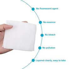 Load image into Gallery viewer, 100/200pcs Non Woven Gauze Sponge Multifunctional Skin Care Sponge Wound Care First Aid Makeup Remover Cleansing Face Body Care
