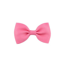 Load image into Gallery viewer, Colorful Mini Bow Tie Hair Clip Small Sweet Solid Ribbon Bow Safety Hair Clips Hairpins Baby Girl Hair Accessories
