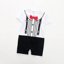 Load image into Gallery viewer, Luxury Baby Rompers Summer Style Baby Boy Girl Clothing Newborn Infant Short Sleeve Clothes Suit For Boys 1st Birthday
