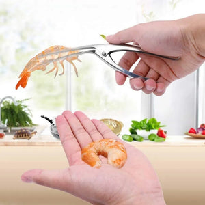 Stainless Steel Shrimp Peeler Kitchen Tools Accessories Kitchen Appliances Utensils Gadgets for Chef for Kitchen Convenience