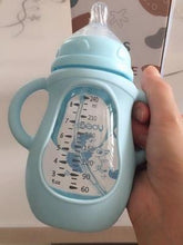 Load image into Gallery viewer, Modern Glass Baby Bottle Straw Drop-resistant Water Drink Bottles for Baby Milk Bottle for a Child
