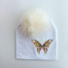 Load image into Gallery viewer, Fashion Baby Cap With Butterfly Toddlers Infant Bonnet Baby Hat For Boys and Girls Travel Hat Cap
