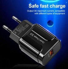 Load image into Gallery viewer, Quick Charge 3.0 USB Charger QC 3.0 Fast Charging  Plug Adapter Wall Mobile Phone Chargers
