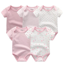 Load image into Gallery viewer, 5 PC Baby Summer High Quality Striped Rompers Jumpsuit For Boy &amp; Girls Comfortable Clothes
