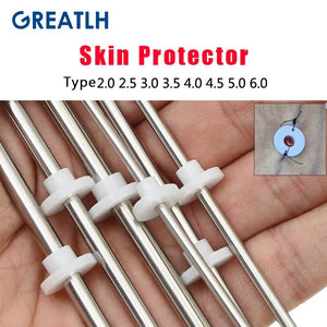 Autoclavable Liposuction Cannula Skin Protection Cover Fat Transfer Needle Aspirator Skin Cover Liposuction Beauty Tools 2pcs