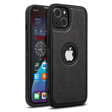 Load image into Gallery viewer, Ultra Thin Slim Leather Phone Case For iPhone 13 Pro Max 12 Pro Max 14 Shockproof Bumper Soft Business Back Cover Back Cover Case Shockproof Camera and Screen Protection PU Leather Case for iPhone
