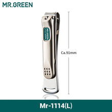 Load image into Gallery viewer, MR.GREEN Stainless Steel Nail Clippers with Nail File
