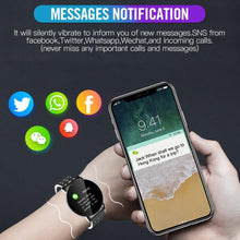 Load image into Gallery viewer, New Bluetooth Smart Watch For Men and Woman With Multifunction Blood Pressure Smartwatch  Sport Tracker Band For Android IOS and WhatsApp Connection
