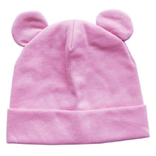 Load image into Gallery viewer, Modern Baby Hat Cute Ear Cotton Girls Cap Scarf Infant Hats Finger love Kids Boys Knitted Cap Winter hat I love mama/pap  Cap
