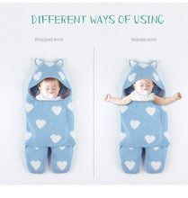 Load image into Gallery viewer, Baby Sleeping Bags Envelope Winter Warm Knitted Sleep sacks for Newborn Infant Stroller Bed Swaddle.
