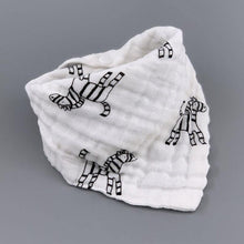Load image into Gallery viewer, Modern 5PCS/Pack Cotton Baby Bibs 4 Lyers Girls Boys Triangle Feeding Burp Cloth  Collar Scarf For Feeding
