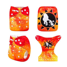 Load image into Gallery viewer, ModernLuxury Printed Baby Cloth Diaper Reusable Cloth Nappy Snap Adjustable Pocket Diaper Nappies For Baby Kids
