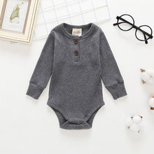 Load image into Gallery viewer, Luxury Mdoern Baby Girl Bodysuits Romper For Children Jumpsuit Unisex Ribbed Outfit Jumpsuit For Kids

