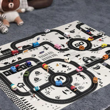 Load image into Gallery viewer, Baby Playing Mat Kids Boys  Crawling Carpet Cute Cartoon Traffic Park Map Mat Toys for Children In Modern New City Design
