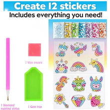 Load image into Gallery viewer, Big Gem Diamond Painting Kit - DIY Mosaic Art &amp; Sticker Craft for Kids
