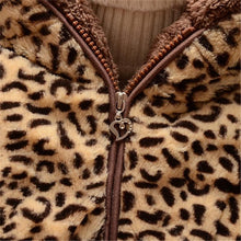Load image into Gallery viewer, Modern Tigger Design Winter Newborn Baby girls Warm Hooded Coat Leopard Outerwear Jacket Children Coats For Girls
