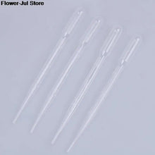 Load image into Gallery viewer, 4Pcs 3ML Disposable Plastic Pipettes Eye Dropper Transfer Graduated Pipettes Lab Experiment Supplies Makeup Tools
