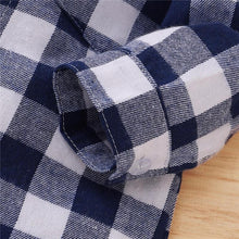 Load image into Gallery viewer, Spring Autumn Newborn Cotton  Casual classic Plaid Collar Jumpsuit for Baby Boys / Girls In Elegant Retro Modern Style
