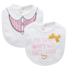 Load image into Gallery viewer, Moder 3PCS Baby Bibs Bandanna Lot Cotton Multi-style Triangle Cartoon For Infant Boys And Girls
