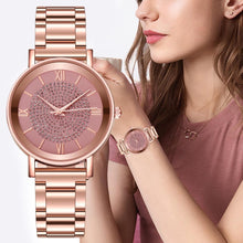 Load image into Gallery viewer, New STEVVEX Women Watches 2020 Trend Luxury Style Diamond Rose Gold Ladies Wrist Watches Magnetic Women Bracelet Watch For Women and Girls
