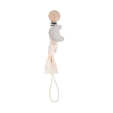 Load image into Gallery viewer, Handmade Modern Unique Baby Pacifier Chain Clip Cotton Cloth Plush Animal Toys Soother Nipples Holder For Baby
