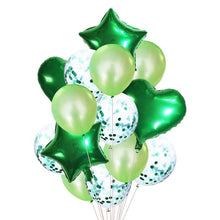 Load image into Gallery viewer, 14Pcs Multi Confetti Balloons For Happy Birthday Party Balloons In Several Luxury Variant Helium Ballons For Celebrations for Boy Girls and  Babies party
